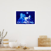 Poster Lune de sirène (Cuisine)