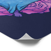 Poster Lune déesse Magick Crystal LuneArt pour enfant (Coin)