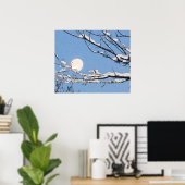 Poster Lune d'hiver (Bureau à domicile)