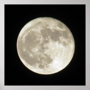 Poster Lune d'octobre