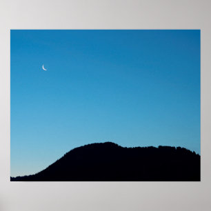 Poster Lune du croissant