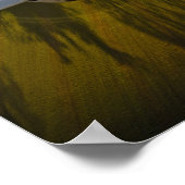 Poster Lune en or clair (Coin)