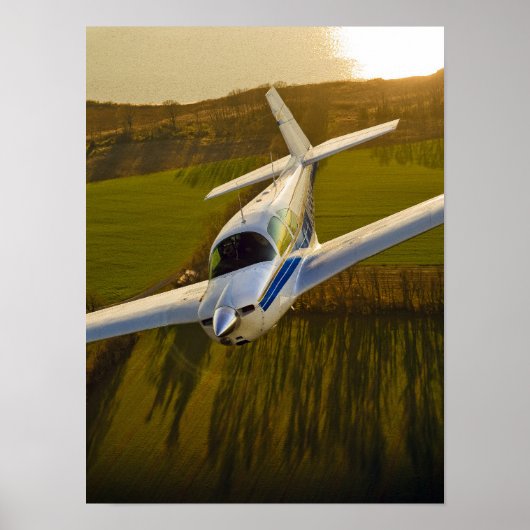 Poster Lune en or clair (Devant)