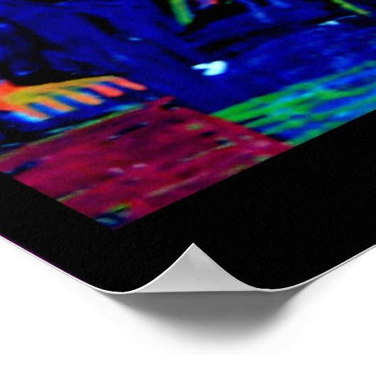 Poster lune et étoiles (Coin)