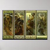 Poster Lune et Etoiles 1902 (Devant)