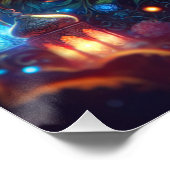 Poster Lune et lanternes magiques du Ramadan (Coin)