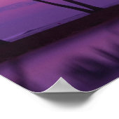 Poster Lune et palmier (Coin)