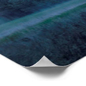 Poster Lune et pois au-dessus de la prairie de Leidig (Coin)