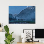 Poster Lune et pois au-dessus de la prairie de Leidig (Bureau à domicile)