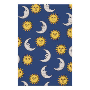 Poster Lune et Soleil