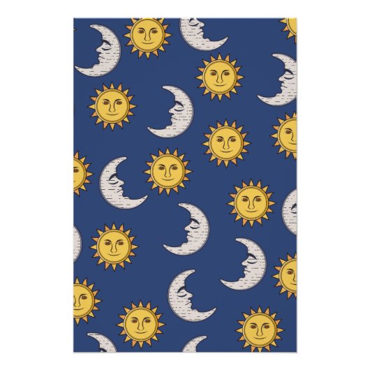 Poster Lune et Soleil (Devant)