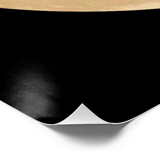 Poster Lune fantôme d'Halloween (Coin)