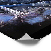 Poster Lune forestière (Coin)