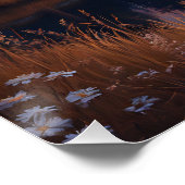 Poster Lune géante : Réflexions nocturnes (Coin)