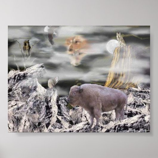 Poster Lune indienne (Devant)