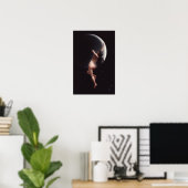 Poster Lune Nymph - Luis Ricardo Falero (Bureau à domicile)