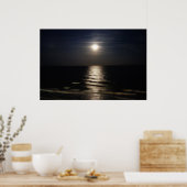 Poster Lune océanique (Cuisine)