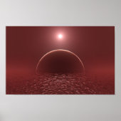 Poster Lune océanique (Devant)