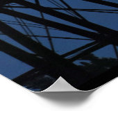 Poster Lune se lève sous le pont Walkway (Coin)