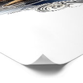 Poster Lune Sérénité Un Loup Slumpteur 36x24 (Coin)