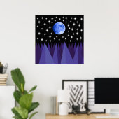 Poster Lune Starlight (Bureau à domicile)