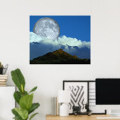 Poster Lune sur le Colorado (Bureau à domicile)