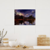 Poster Lune sur le marais (Cuisine)