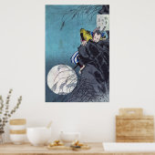 Poster Lune sur le Mont Inaba, Tsukioka Yoshitoshi (Cuisine)