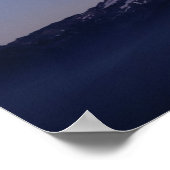 Poster Lune sur le Mont Rainier (Coin)