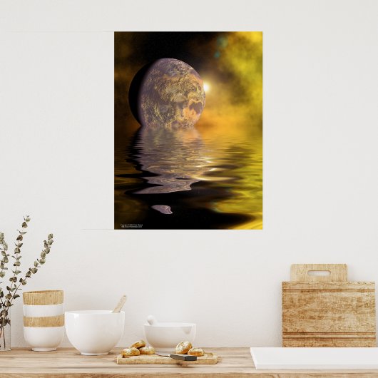 Poster Lune sur l'eau (Cuisine)