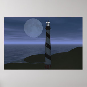 Poster Lune sur mes mains