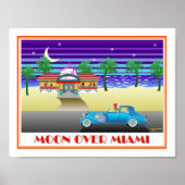 Poster Lune sur Miami (Devant)