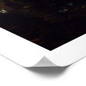 Poster Lune sur Oakland Bay Bridge, San Francisco, CA (Coin)