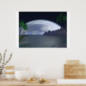 Poster Lune tropicale de Salohcin (Cuisine)