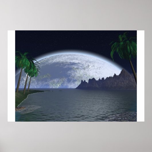Poster Lune tropicale de Salohcin (Devant)