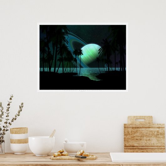 Poster Lune tropicale de Thétis (Cuisine)