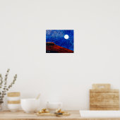 Poster Lune Vibrante (Cuisine)