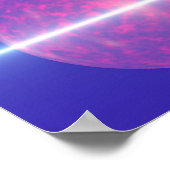 Poster Lune violette (Coin)