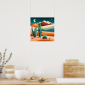 Poster Lunes du désert du sud-ouest (Cuisine)