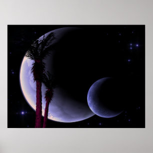 Poster Lunes tropicales