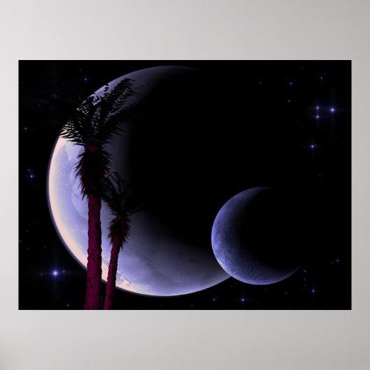 Poster Lunes tropicales (Devant)