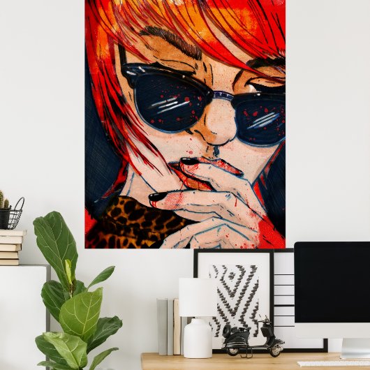 Poster Lunettes (Bureau à domicile)