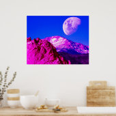 Poster Lunettes de couleur rose (Cuisine)