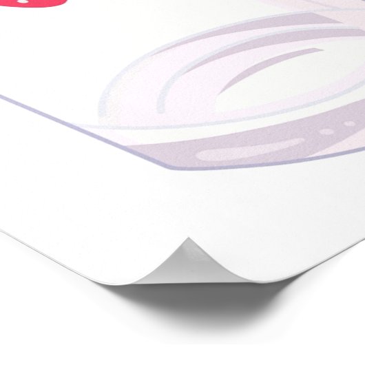 Poster Lunettes de fraise Nana (Coin)