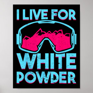 Poster Lunettes de ski rétro Vintage 80s 90s Snowboard