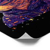 Poster Lunettes de ski snowboard pour chat drôle de ski s (Coin)
