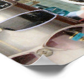 Poster lunettes de soleil (Coin)