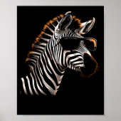 Poster Lunettes de soleil Cool Zebra (Devant)