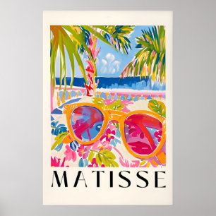 Poster Lunettes de soleil de style Matisse Art Print Été 