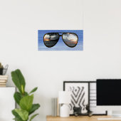 Poster Lunettes de soleil Hawaii (Bureau à domicile)